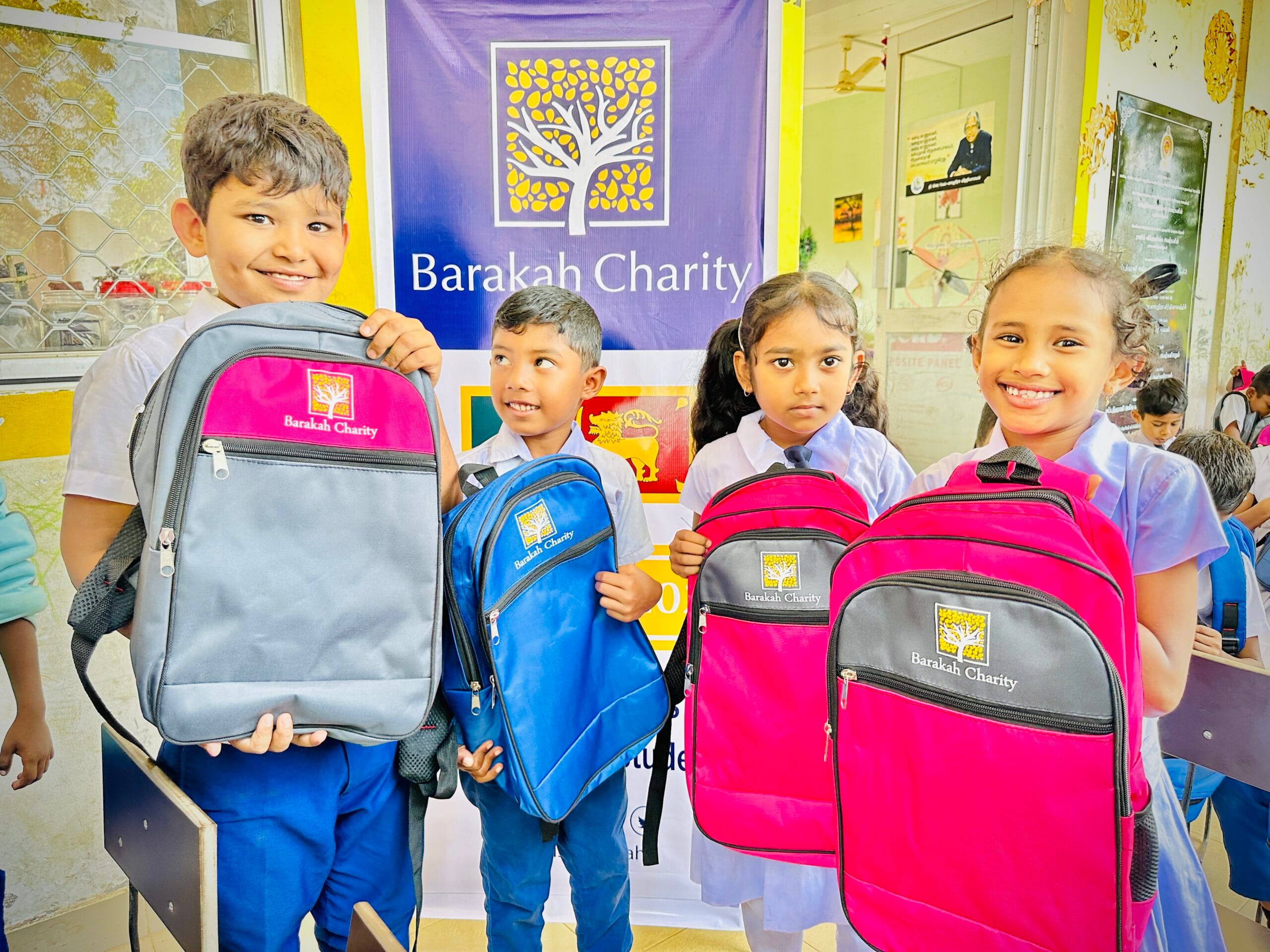 Construction d'un nouveau bâtiment scolaire pour enfants.